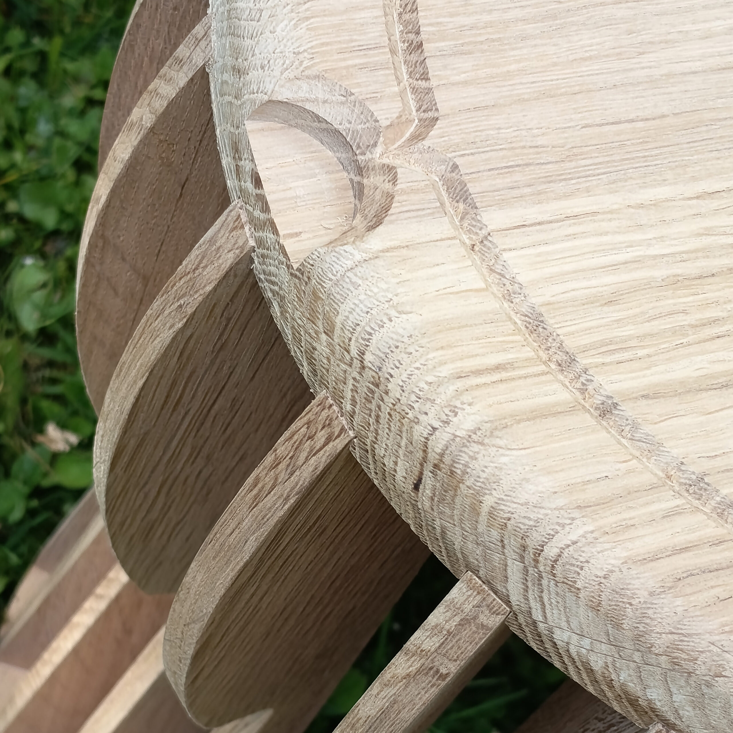 Tabouret en chêne – Image 2